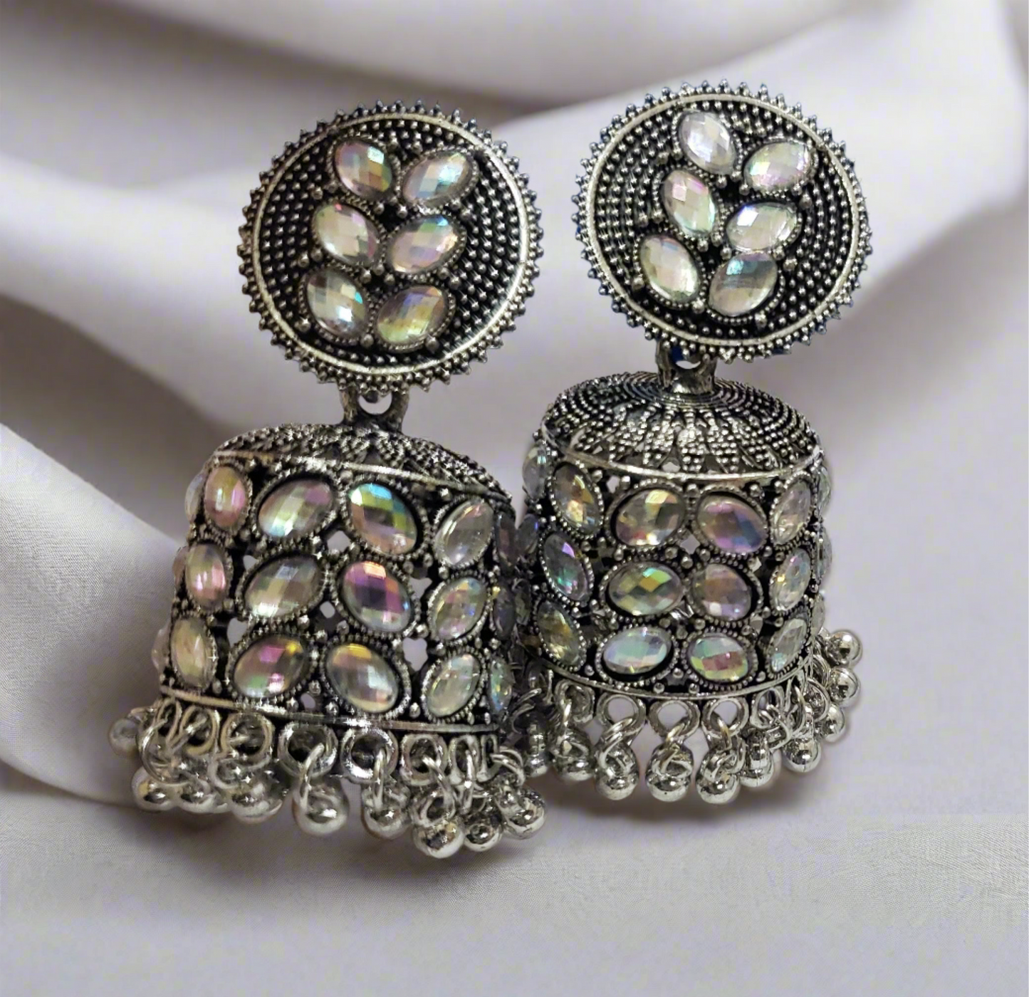 Oxidised Jhumka