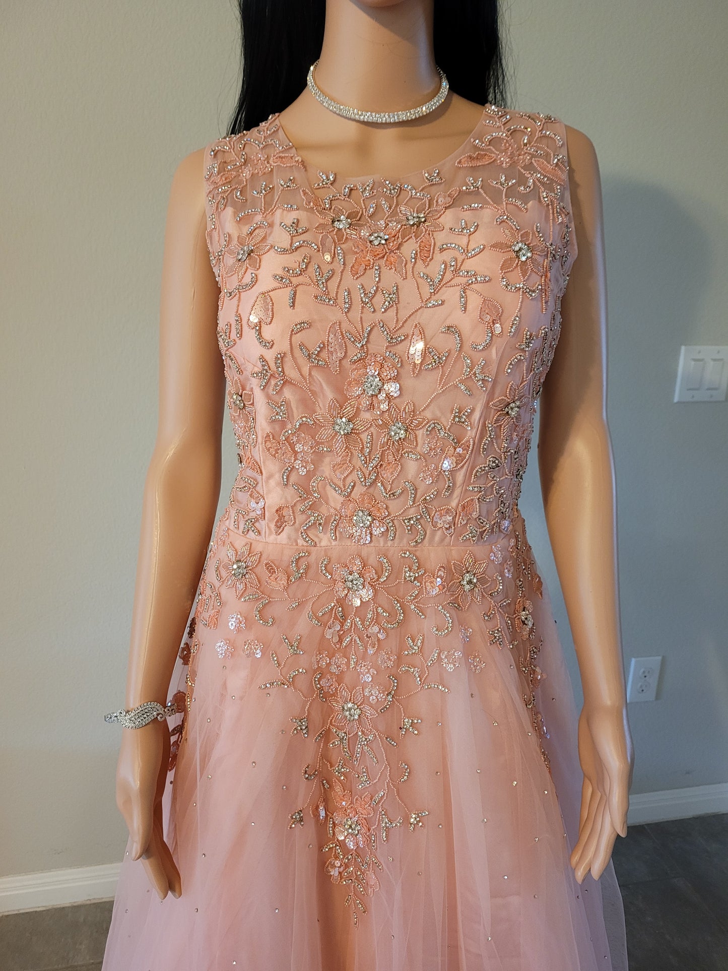 Light Peach Gown