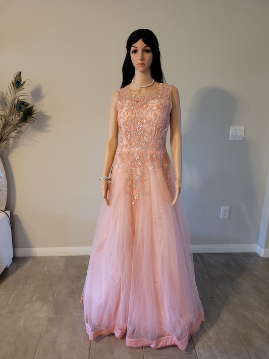 Light Peach Gown